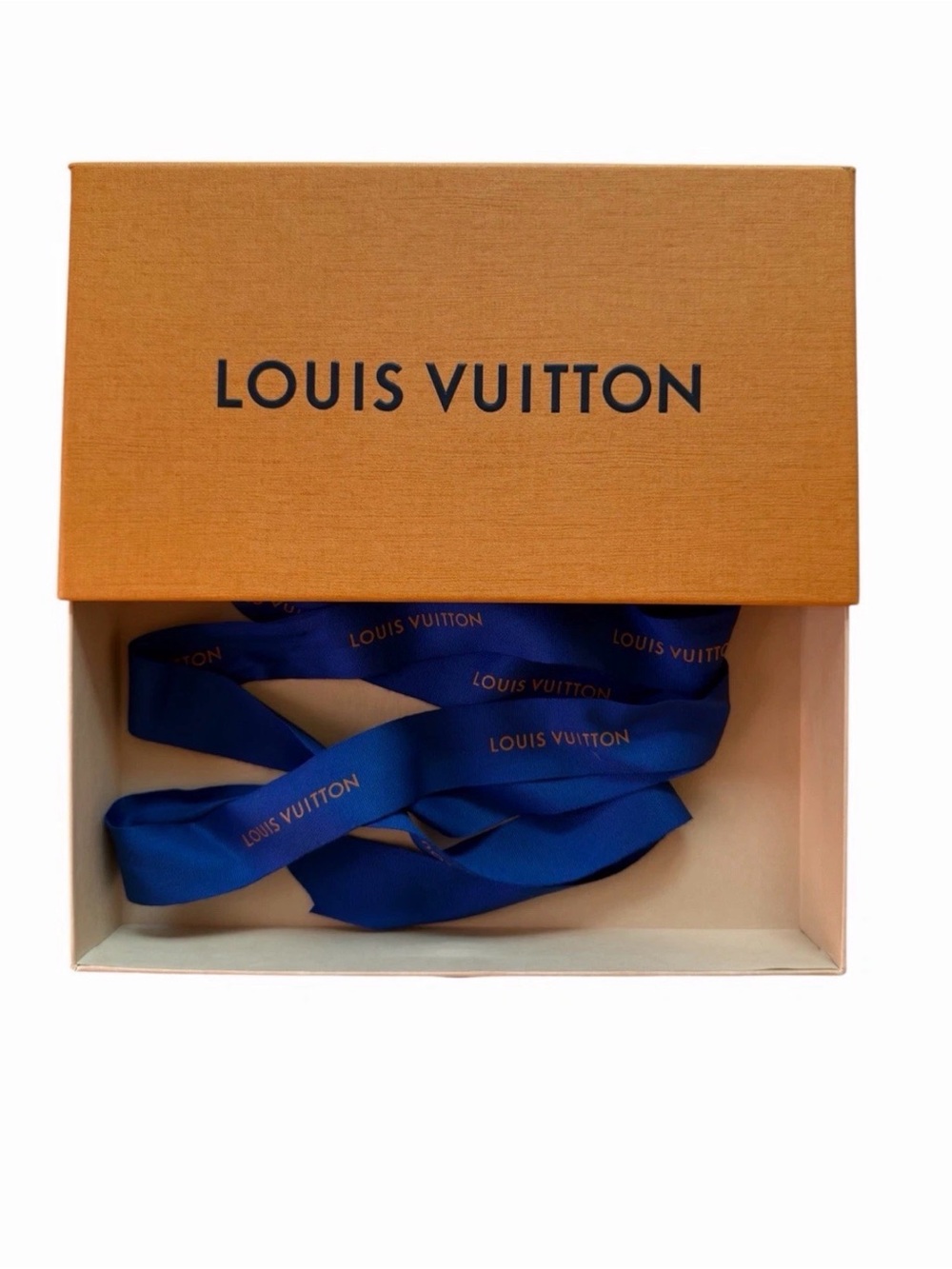 Authentic Louis Vuitton Orange Gift
Box Small